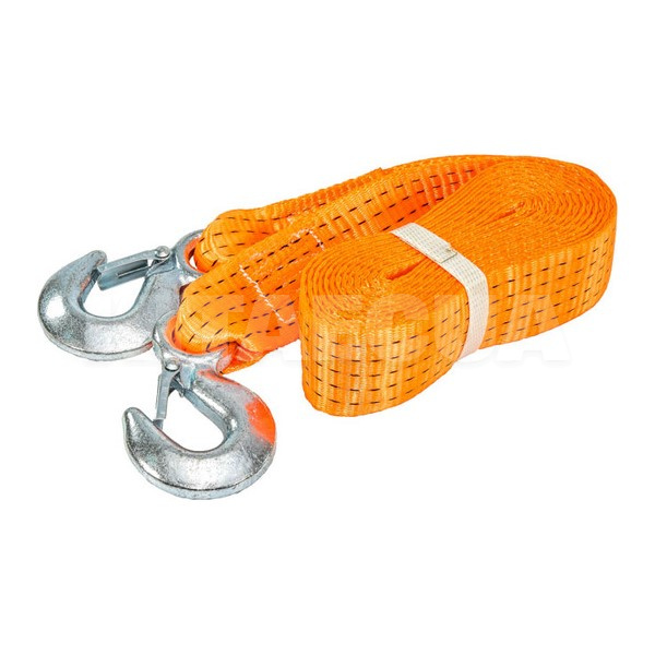 Трос буксировочный оранжевый с крюком 5т 5м Дорожная карта (DK46-PE550/60)