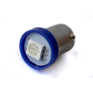 LED лампа для авто T2W BA9s 0.45W синій AllLight