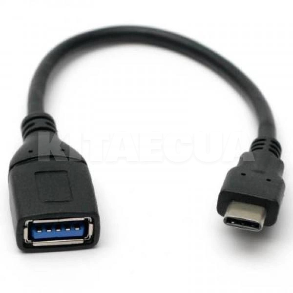Кабель Type-C - USB 0.1м черный PowerPlant (KD00AS1257)