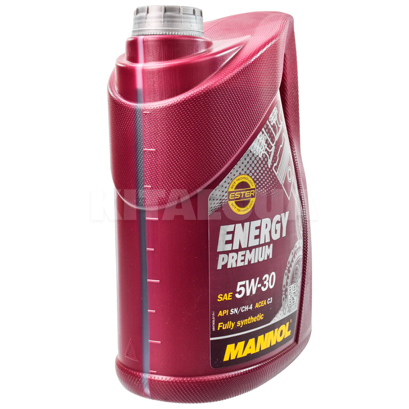 Масло моторное синтетическое 5л 5W-30 Energy Premium Mannol (MN7908-5) - 4