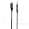 Кабель AUX Type-C 1м SoundMesh серый PROOVE (552730010)