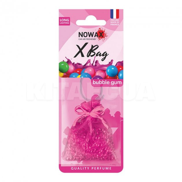 Ароматизатор "жуйка" X BAG Bubble Gum NOWAX (NX07550)