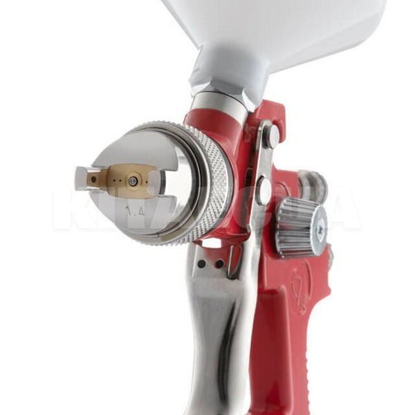 Краскопульт пневматический HVLP 1.4мм 3 бар бачок 600мл Intertool (PT-0104-INTERTOOL) - 7