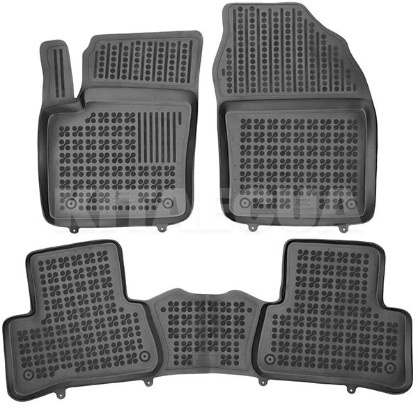 Резиновые коврики в салон Toyota C-HR (2016-н.в.) (3шт) 201433 REZAW-PLAST (29103)