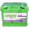 Акумулятор автомобільний 60Ач 540А "+" праворуч Green Power (22358)