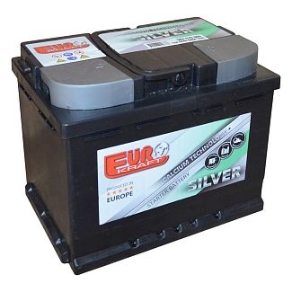 Аккумулятор автомобильный 62Ач 600А "+" справа EUROKRAFT