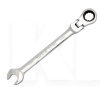 Ключ рожково-накидний 14 мм х 185 мм з тріскачкою та шарніром YATO (YT-1680)