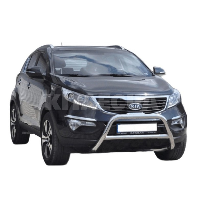 Кенгурятник WT006 Kia Sportage 2010-2015 нержавеющая сталь CAN (dd22512) - 4