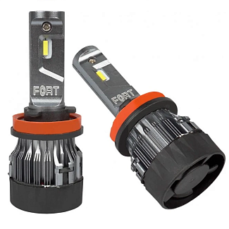 LED лампа для авто H11 30W 5000K FORT