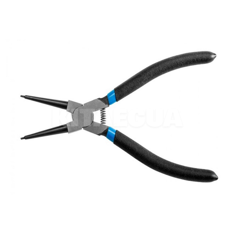 Щипці для зняття/установки стопорних кілець прямі на розтиск 150 мм HOGERT (HT1P145) - 2