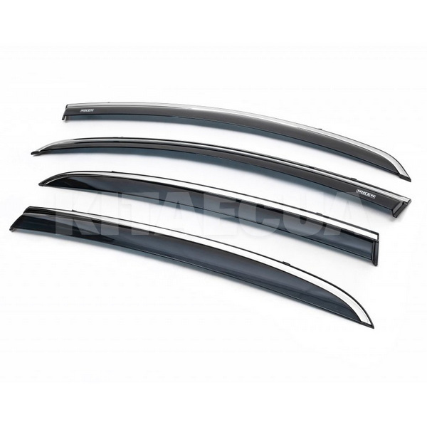 Дефлектори вікон (Вітровики) на Opel Corsa D (2007-2014) 4 шт. NIKEN (047op090201)