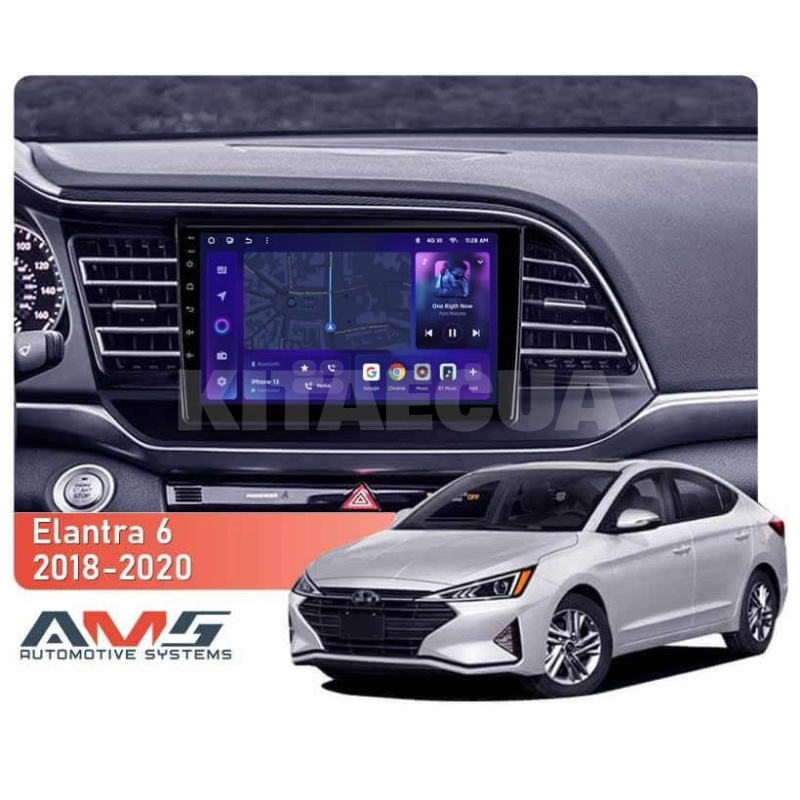 Штатна магнітола MOSS M3 4+32 ГБ 9" Hyundai Elantra 6 2018-2020 (B) AMS (49981) - 2