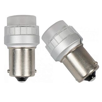 Светодиодная лампа V8 12V P21W 1300K (компл.) AMS