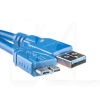 Кабель USB AM - Micro 1.5м синий PowerPlant (KD00AS1231)