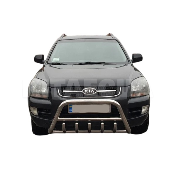 Кенгурятник WT003 Kia Sportage 2004-2010 нержавеющая сталь CAN (dug658721) - 4