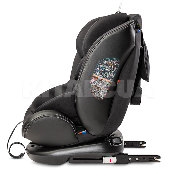 Автокрісло дитяче Mundo Isofix Black 0-36 кг Caretero (TERO-2601) - 8