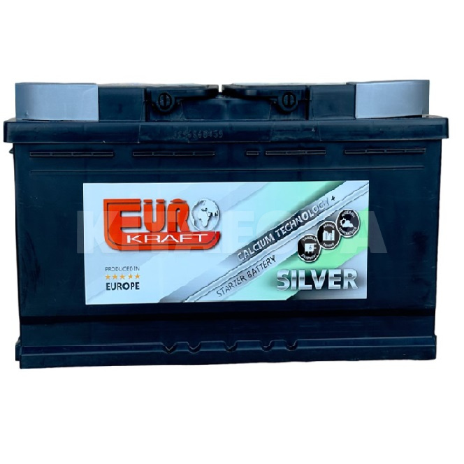 Аккумулятор автомобильный 100Ач 900А "+" справа EUROKRAFT (СТ-00146010)