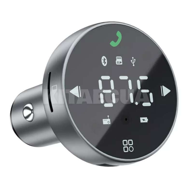 Автомобильное зарядное устройство 30W 2USB+Type-C FM Launcher Sound Sync PROOVE (508800010) - 2