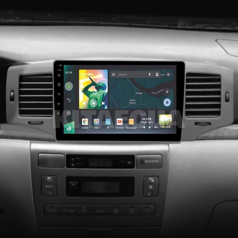 Штатная магнитола X9464 4+64 ГБ 9" Toyota Corolla 9 E120 2004-2006 SIGMA4car (33926) - 3