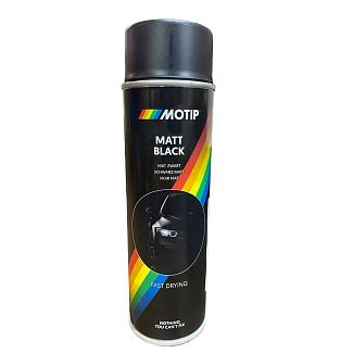 Краска черная 500мл акриловая матовая MOTIP