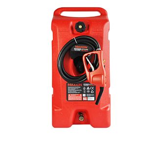 Канистра на колесах 53л пластиковая с заправочным шлангом MAXION