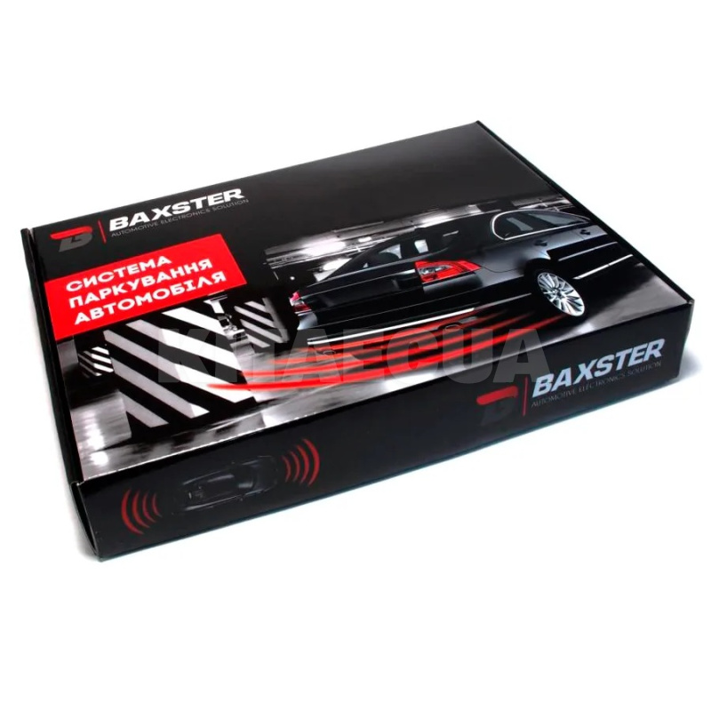 Парктроник PS-418-07 серебристый на 4 датчика 18 мм BAXSTER (00-00020125) - 2