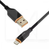 Кабель USB Lightning 2.4A 1м Jelly Silicone черный PROOVE (491980001)