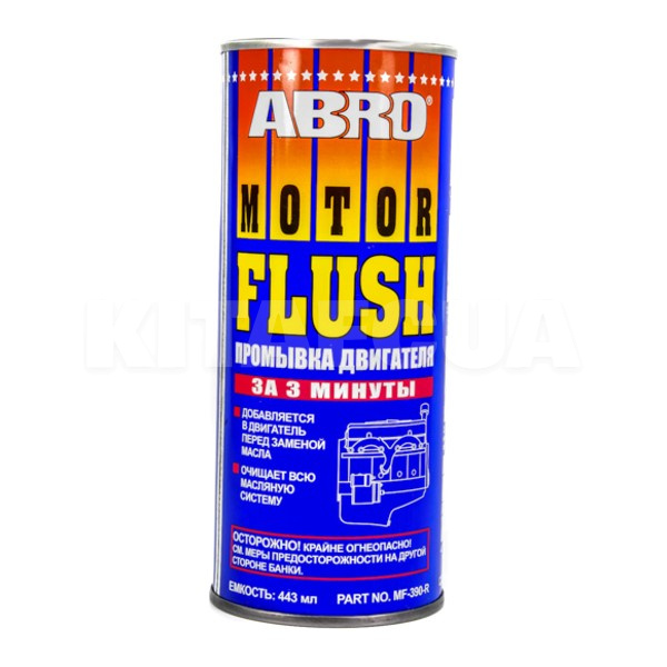Промивання двигуна 443мл Motor Flush 3 min ABRO (MF-390)