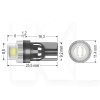 Світлодіодна лампа V2 9/18V WY5W 5500K (компл.) AMS (41263)