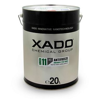 Антифриз зеленый 20л G11 -40ºС XADO