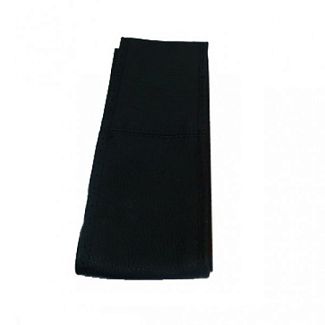 Чехол-оплетка на руль M (37-38 см) черный натуральная кожа ELEGANT