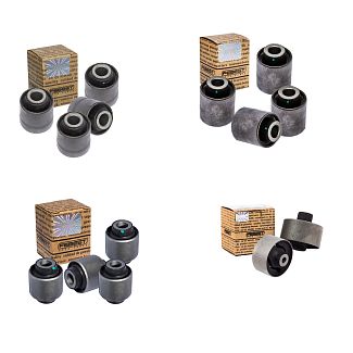 Комплект сайлентблоков на заднюю подвеску FEBEST