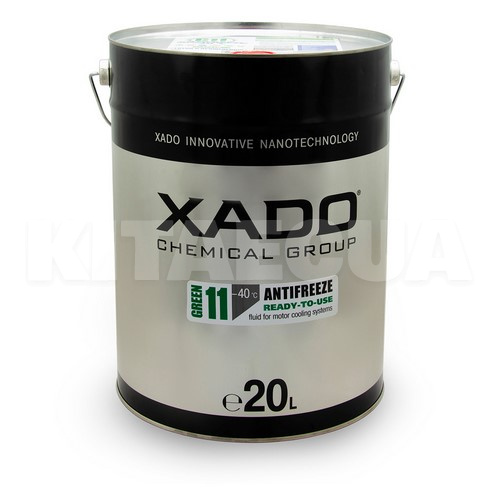 Антифриз зеленый 20л G11 -40ºС XADO (XA 58506)