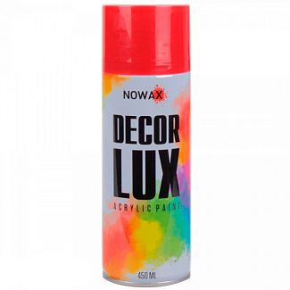 Фарба рубіново-червона 450мл акрилова Decor Lux NOWAX