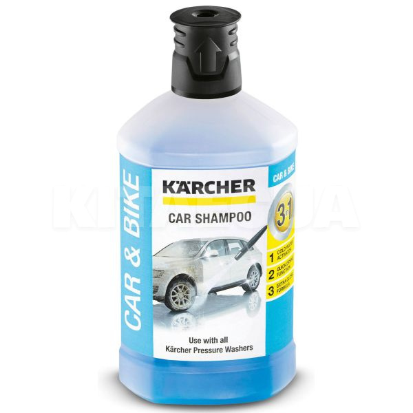 Автошампунь RM 610 1л концентрат 3в1 KARCHER (6.295-750.0)