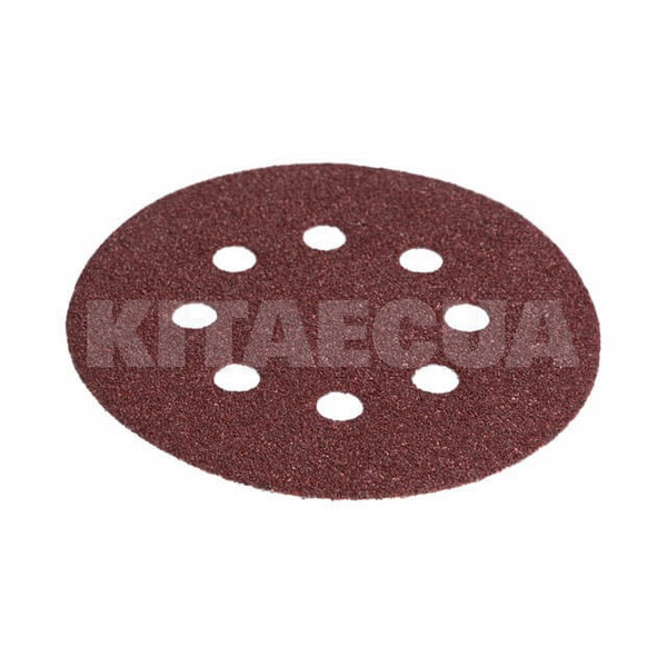 Диск шліфувальний 125 мм P60 8-отворів (компл 5 шт.) Intertool (BT-0584-INTERTOOL) - 2