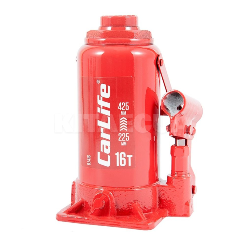 Домкрат гідравлічний пляшковий 16т (225мм-425мм) CARLIFE (BJ416) - 2