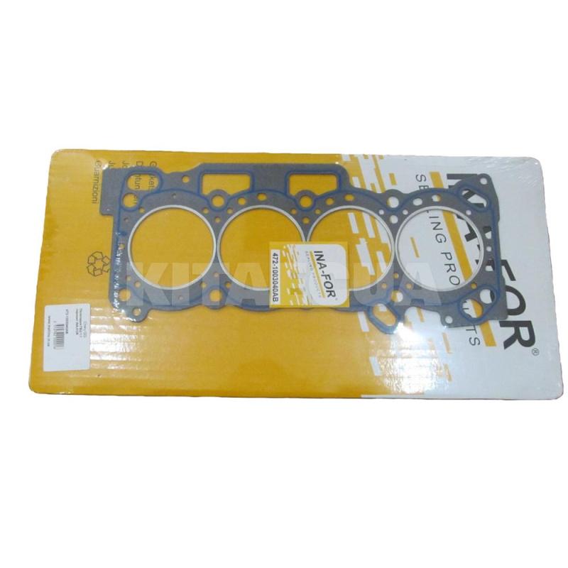 Прокладка ГБЦ (метал) 1.1 L INA-FOR на Chery QQ (472-1003040AB)