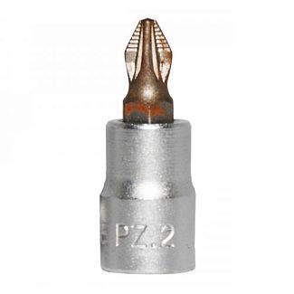 Головка торцева з хрестоподібною насадкою PZ2 1/4 " 32 мм FORCE