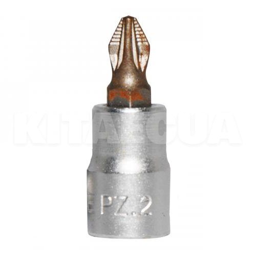 Головка торцева з хрестоподібною насадкою PZ2 1/4 " 32 мм FORCE (FOR 322322)