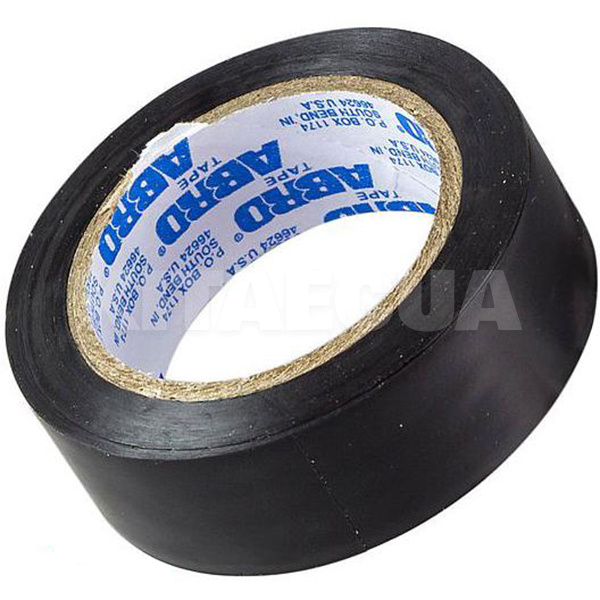 Изолента 9.1м х 19мм черная ABRO (ET-912 BL) - 3