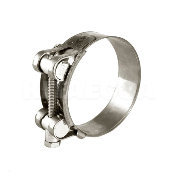 Хомут оцинкованный усиленный W1 26-28мм М5 Дорожня карта (DK26-28)