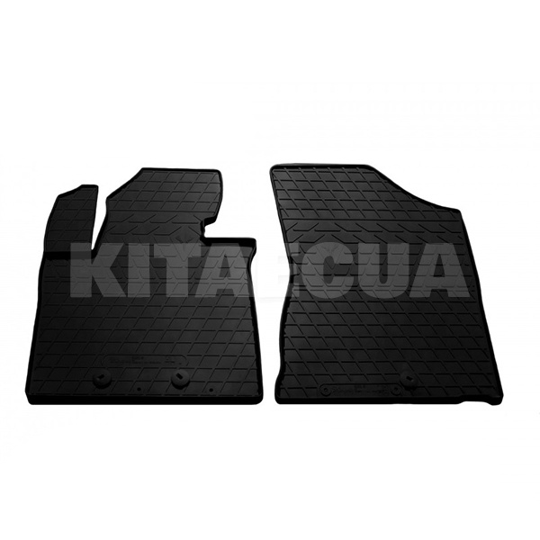 Резиновые коврики передние KIA Sorento II (XM) (2012-2014) HK клипсы Stingray (1010192)