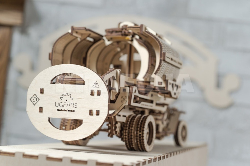 Механічна модель 3D пазл Автоцистерна UGEARS (70021) - 11