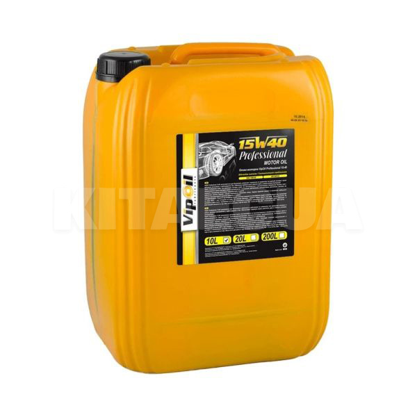Олія моторна мінеральна 10л 15w40 professional VipOil (162845)