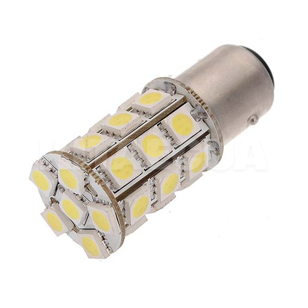 LED лампа для авто P21w BA15s T25 1156 6000K AllLight (T25-27-5050-1156-AllLight)