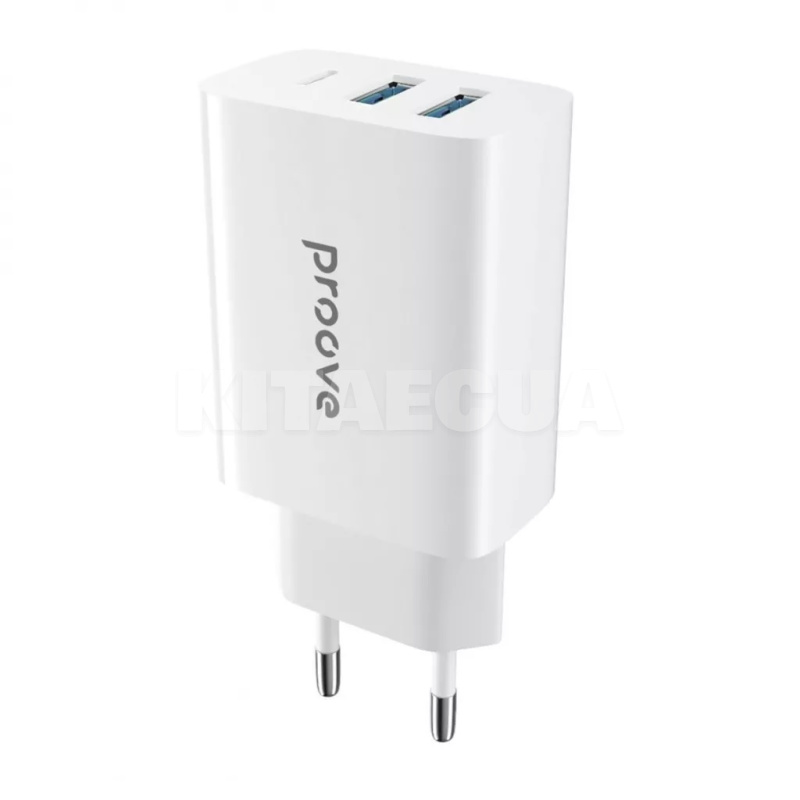 Зарядное устройство 30W Type-C+2USB Rapid белое PROOVE (483950003)