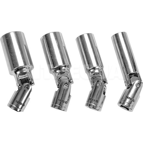 Набір свічкових головок шарнірних 21 мм 3/8" YATO (YT-38520)