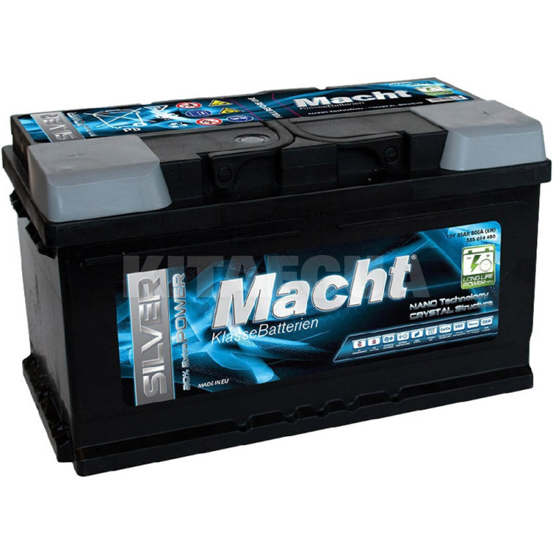 Автомобільний акумулятор Silver 85Ач 800А "+" справа MACHT (25876)