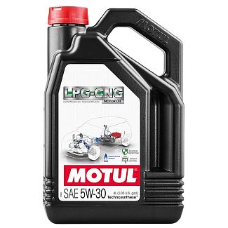 Моторна олія синтетична 4л 5W-30 LPG-CNG MOTUL